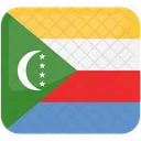 Bandera Nacional De La Union De Las Comoras Bandera De Las Comoras Comoras Icono