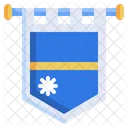 Bandera de nauru  Icono