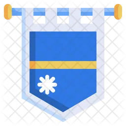 Bandera de nauru Flag Icono