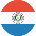 Paraguay Bandera Mundo Icono