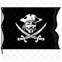 Pirata Bandera Sonrisa Icono