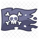 Bandera Pirata Craneo Icono