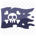 Bandera Pirata Craneo Icono