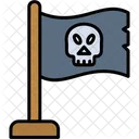 Bandera Pirata Craneo Bandera Icono