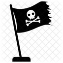Bandera Pirata Simbolo De Piratas Bandera Negra Icon