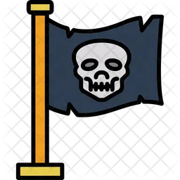 Bandera de piratas  Icono