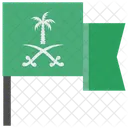 Bandera Saudita Estandarte Real Arabia Saudita Icono