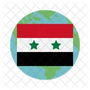 Bandera de siria  Icono