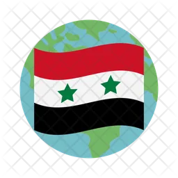 Bandera de siria  Icono