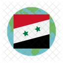 Bandera de siria  Icono