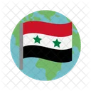 Bandera de siria  Icono