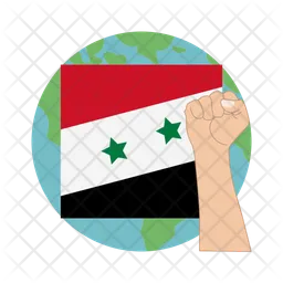 Bandera de siria  Icono