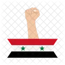 Siria Desastre Bandera Icon