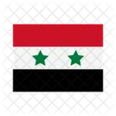 Siria Desastre Bandera Icon