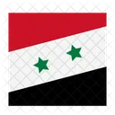 Siria Desastre Bandera Icon