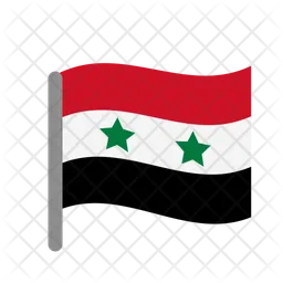 Bandera de siria  Icono