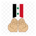 Siria Desastre Bandera Icon