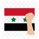 Siria Desastre Bandera Icon