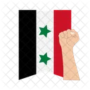 Siria Desastre Bandera Icon