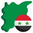 Bandera De Siria Siria Nacion アイコン