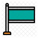 Icono De La Bandera De La Universidad Universidad Icono