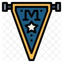 Bandera universitaria  Icono