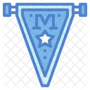 Bandera universitaria  Icono