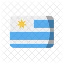 Bandera uruguaya  Icono