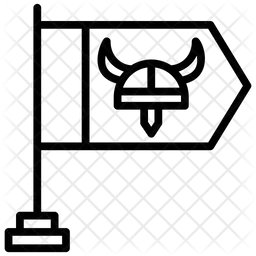 Bandera vikinga  Icono
