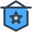 Premio Banderin Banner Icono