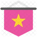 Premio Banderin Banner Icono