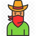 Bandit Character Crime Icon
