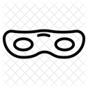 Banditenmaske Gesichtsmaske Ninja Maske Symbol