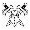 Banditenmaske  Symbol