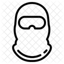 Banditenmaske Symbol