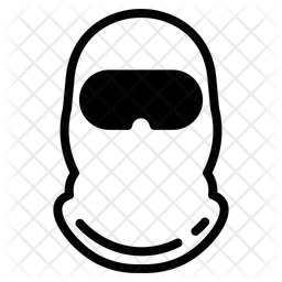 Banditenmaske  Symbol