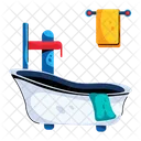 Banera Bano Ducha Banera Icono