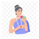 Indian Girl Bengali Girl Indian Woman Icon