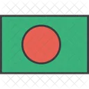 Bangladesch Bangla Asiatisch Symbol