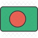 Bangladesch Bangla Asiatisch Symbol