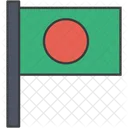 Bangladesch Bangla Asiatisch Symbol