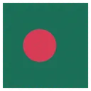 Bangladesch Flagge Symbol