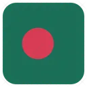 Bangladesch Flagge Symbol