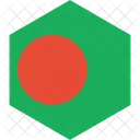 Bangladesch Flagge Welt Symbol