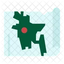 Bangladesh Map  Icon