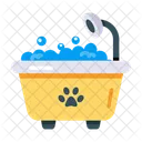 Banheira Para Animais De Estimacao Banho Para Animais De Estimacao Chuveiro Para Animais De Estimacao Ícone