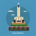 Banjarbaru Travel Monument Icon