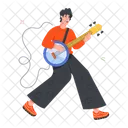 Banjo Player  Icon