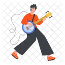 Banjoist Banjo Player Folk Musician アイコン