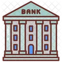 Bank Pillers Building Icon